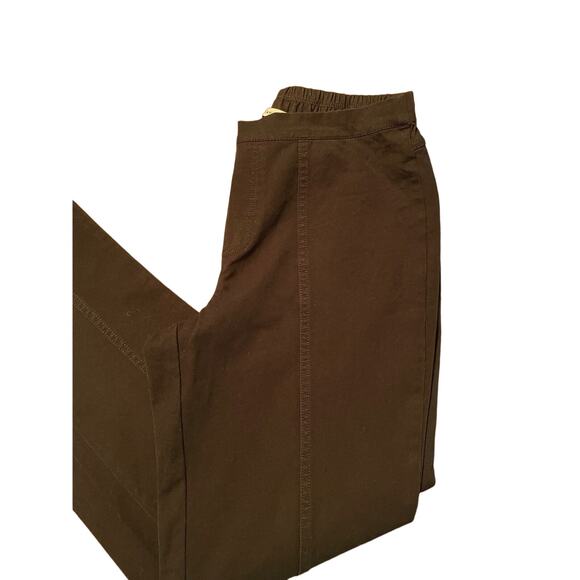 Isaac Mizrahi Live 24/7 Black Ankle Length Elastic Waist Pull on Pants Size 6 - Picture 2 of 8